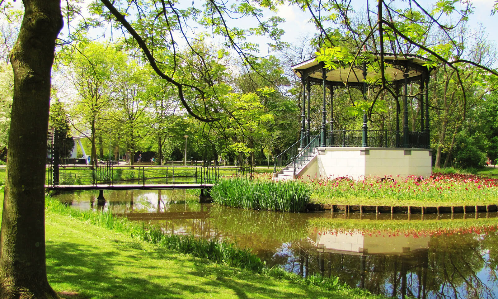 turismo en Ámsterdam parque Volderpark 